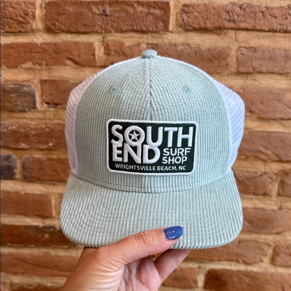 South End Surf Shop Green Trucker Hat
